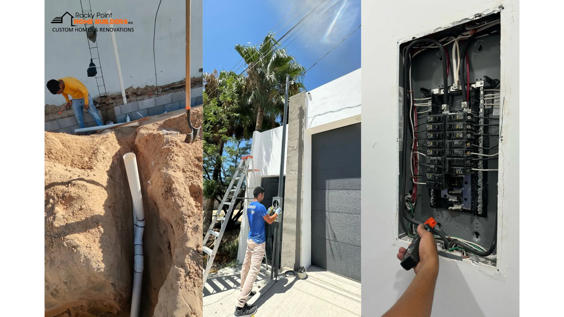 Image showing the electrical and plumbing installations